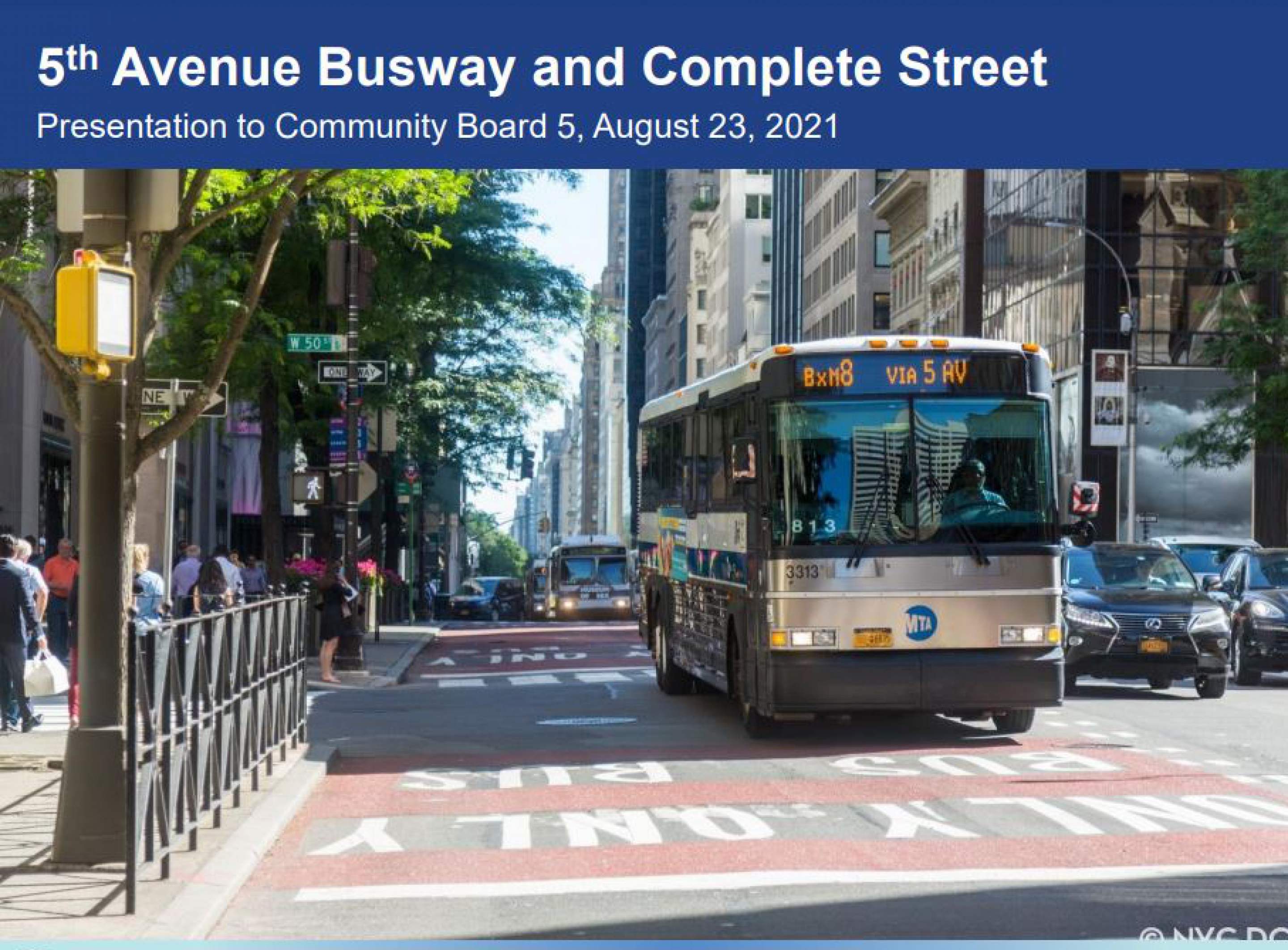 Banner Photo: 5th Avenue Busway & Complete Street Presentation