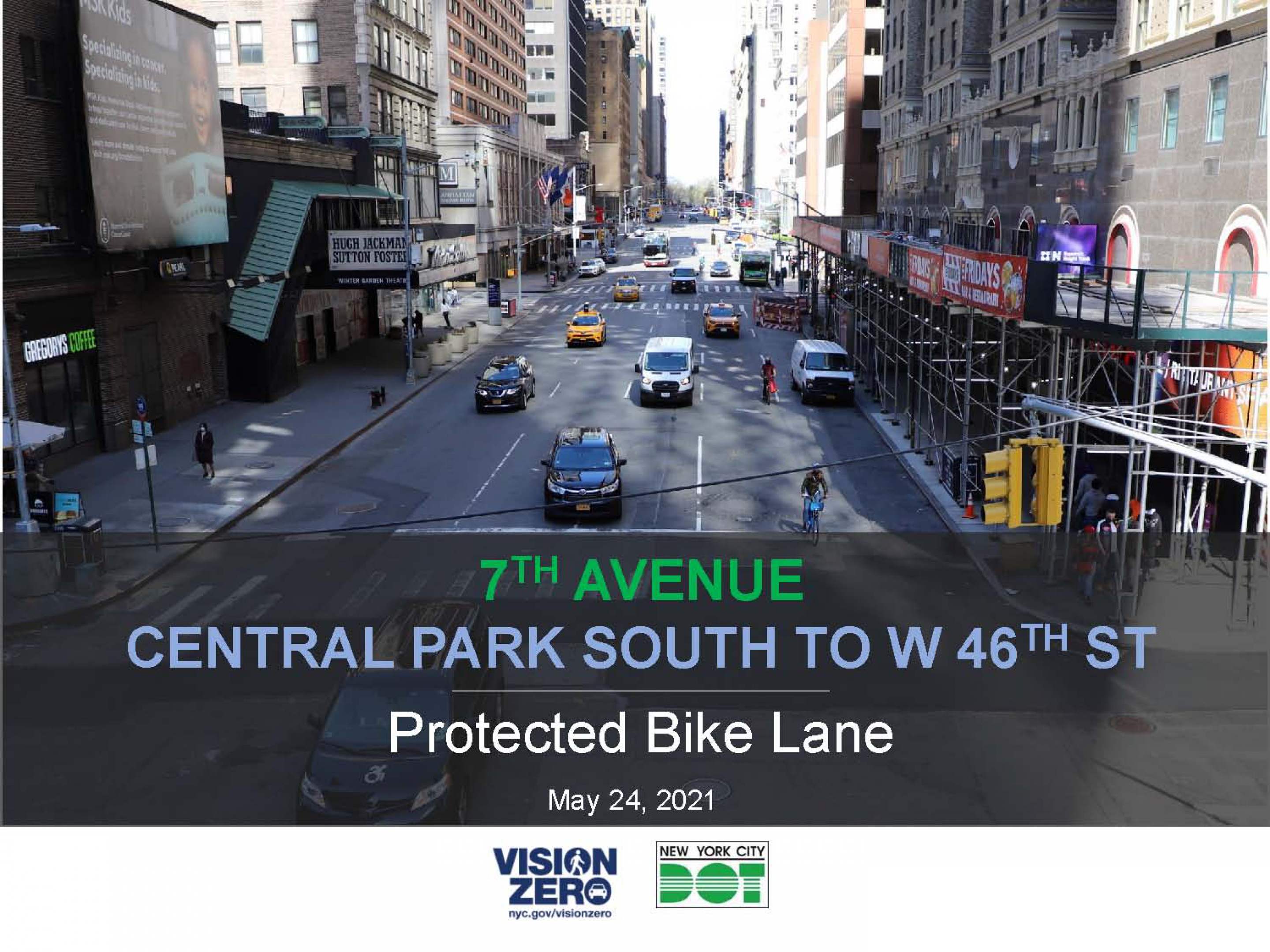 Banner Photo: 7th Avenue Protected Bike Lane (Central Park to Times Square)